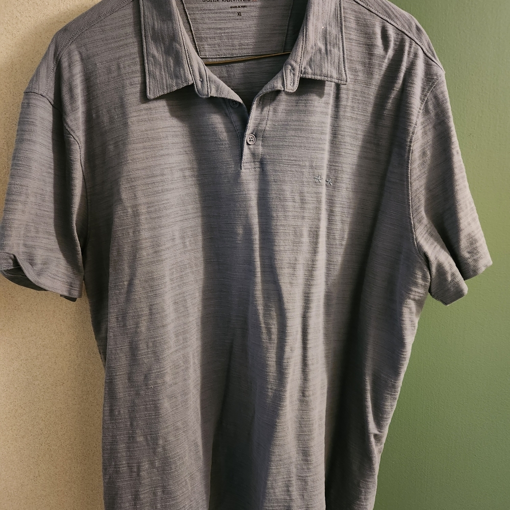 John Varvatos Charcoal Polo Shirt